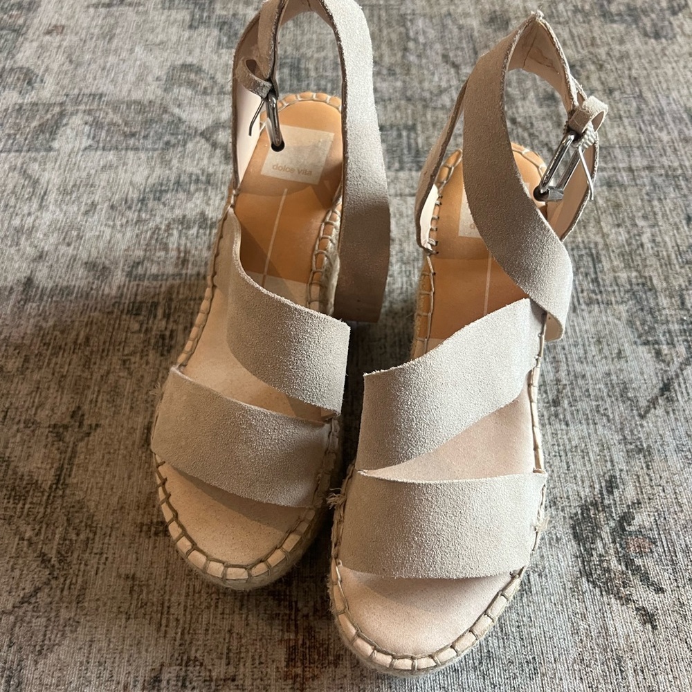 Women's Beige Wedges